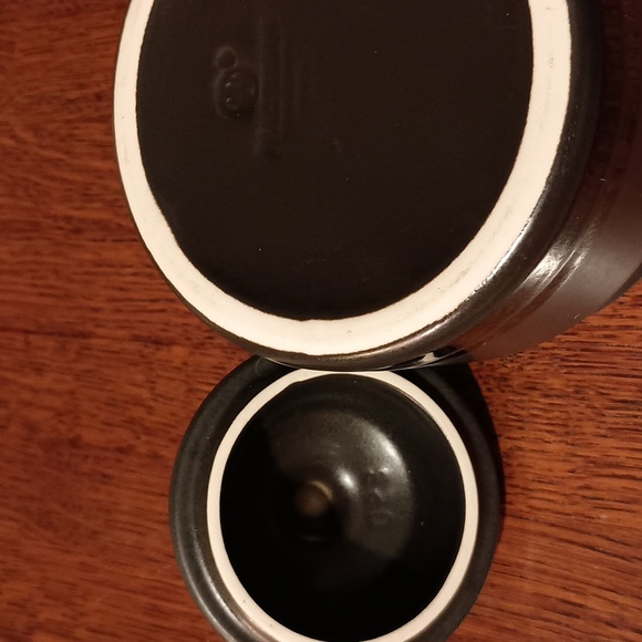 Pfaltzgraph Midnight Sun Stoneware Cream Sugar Set - Picture 5 of 5